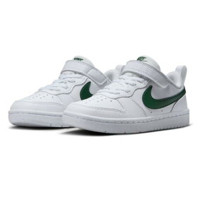 NIKE iCL R[g {[ Ntg PS COURT BOROUGH LOW PS LbY WjA q Xj[J[ V[Y C qC xN xgt }WbNe[v WHITE zCg  O[ GREEN  17.0cm 18.0