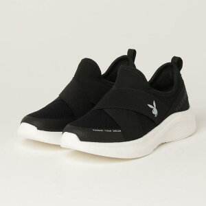 PLAYBOY �v���C�{�[�C �X���b�|�� �X�j�[�J�[ �C �V���[�Y �w�l�C ���f�B�[�X ���� �� ���y�� ���S�y�� �E�������ȒP �y���� �X���b�v�I�� �� �u���b�N BLACK NAVY �l�C�r�[ �� 22.5cm 23cm 23.5cm 24cm 24.