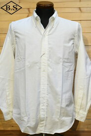 リゾルト ファー イースト マニュファクチャリング RESOLUTE FAR EAST MANUFACTURING B.D.SHIRT Cotton Oxford コットンオックスフォード ホワイト