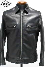 ロクロクロクレザーウェア 666 LEATHER WEAR トリプルシックス LJM-17TF (JSLUD401) タイトフィット シングル ライダースジャケット BLACK