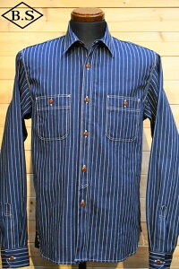 rbOW BIG JOHN Vc MS003R SELVEDGE CHAMBRAY SHIRT wabash