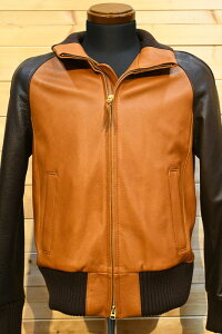 �y���Ԍ���|�C���g5�{�z���C�c�[���U�[ Y�f2 LEATHER ���U�[�W���P�b�g SB-127 STEER OIL RIB JKT �X�e�A�I�C�����u�W���P�b�g �L������