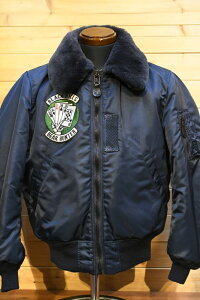 �R�����{ COLIMBO �A�E�^�[ ZX-0147 Dominator Flight Jacket (B-15C)  Blackhills Bear Hunter A.F.BLUE �J�X�^��