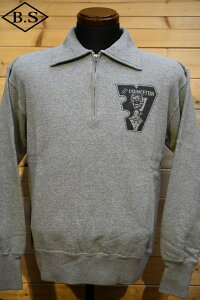�R�����{ COLIMBO �X�E�F�b�g ZY-0430 Falls Park Half-Zip Sweat Shirt �g USS Princeton Heather Gray