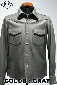 �y���Ԍ���|�C���g5�{�z���C�c�[���U�[ Y�f2 LEATHER ���U�[�W���P�b�g SS-13 STEER OIL WESTERN SHIRT