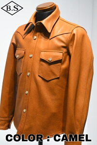 �y���Ԍ���|�C���g5�{�z���C�c�[���U�[ Y�f2 LEATHER ���U�[�W���P�b�g SS-13 STEER OIL WESTERN SHIRT �傫���T�C�Y