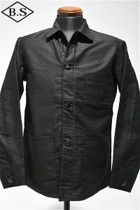 �y���Ԍ���|�C���g5�{�z�A�g���N�V�����Y Attractions �A�E�^�[ Lot.802 Black Moleskin Coverall Jacket BLACK �u���b�N ���[���X�L�� �J�o�[�I�[�� �W���P�b�g �u���b�N