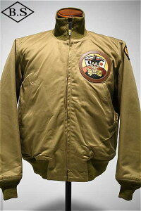 yԌ|Cg5{zoYN\Y BUZZ RICKSONfS AE^[ BR15573 JACKET, COMBAT, WINTER TYPE TANKERS SLASH POCKET BUZZ RICKSONS MFG.CO. 570th BOMB. SQ. KHAKI
