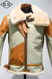 �R�����{ COLIMBO ���U�[�W���P�b�g ZZ-0137 HEAVY LOADER SHEEPSKIN JKT -U.S.A.A.F.B-3 TYPE- MILKY WHITE