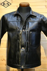 �W�F���[�h ���U�[�W���P�b�g JELADO JP94409 44Leather Jacket Horse hide Semi-aniline Finish BLACK