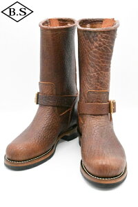 yԌ|Cg5{zCc[U[ Yf2 LEATHER u[c BB-01 BULL HIDE ENGINEER BOOTS RED BROWN