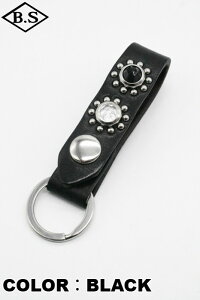 �R�����{ COLIMBO ���� ZA-0707 JEWEL STUDDED LEATHER KEY RING Sunflower Pattern