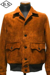 ���C�c�[���U�[ Y�f2 LEATHER ���U�[�W���P�b�g TB-149 STEER ROUGHOUT CIVILIAN model A-1 CAMEL