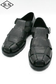 【期間限定ポイント5倍】ブラザーブリッジ BROTHER BRIDGE サンダル R011 HEMINGWAY ヘミングウェイ BLACK SCRATCH BLK/COW スクラッチ カウ10