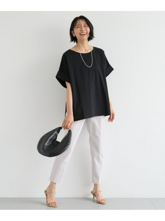 楽天市場】【SALE／40%OFF】リネンストレッチテーパードパンツ 