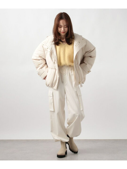楽天市場】【SALE／30%OFF】フーディーAラインショートダウンコート 
