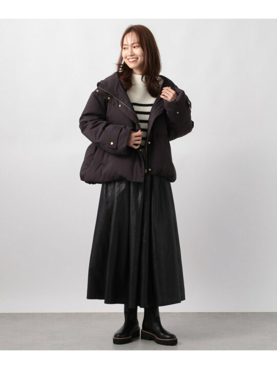 楽天市場】【SALE／30%OFF】フーディーAラインショートダウンコート 