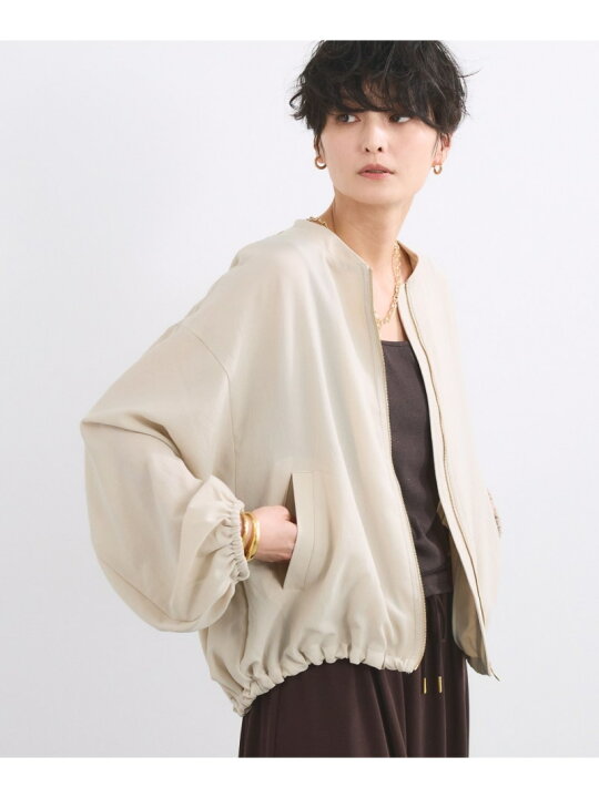 楽天市場】【SALE／10%OFF】ポプリンZIPブルゾン＜ハンド 