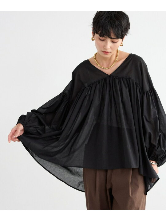 楽天市場】【SALE／20%OFF】ローンギャザーブラウス＜ハンド