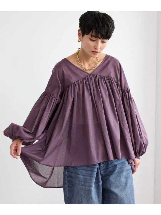 楽天市場】【SALE／20%OFF】ローンギャザーブラウス＜ハンド 