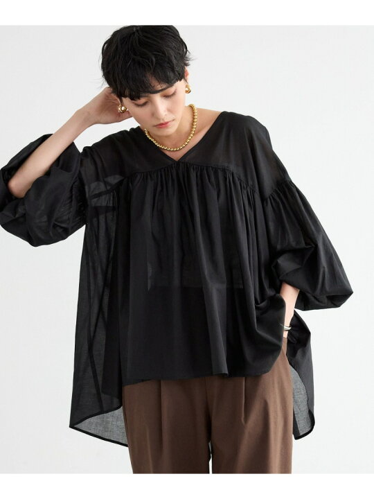楽天市場】【SALE／20%OFF】ローンギャザーブラウス＜ハンド 