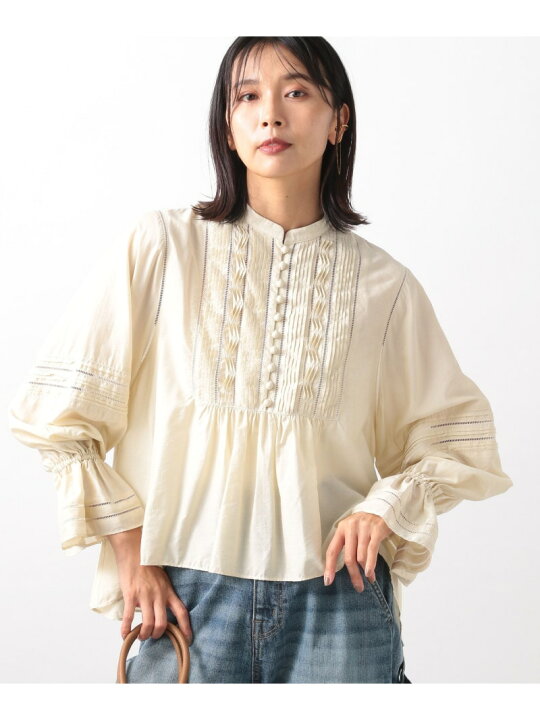 楽天市場】【SALE／14%OFF】ピンタックレースブラウス BARNYARDSTORM 