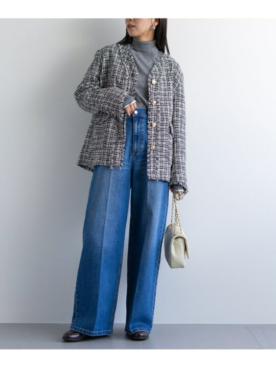 楽天市場】【SALE／30%OFF】ツイードVネックジャケット BARNYARDSTORM 