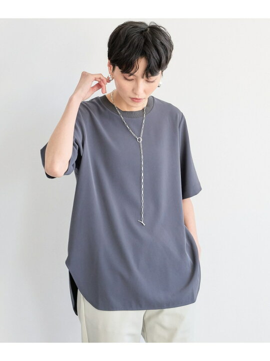 楽天市場】ダブルクロスハーフスリーブプルオーバー【WEB限定カラー 