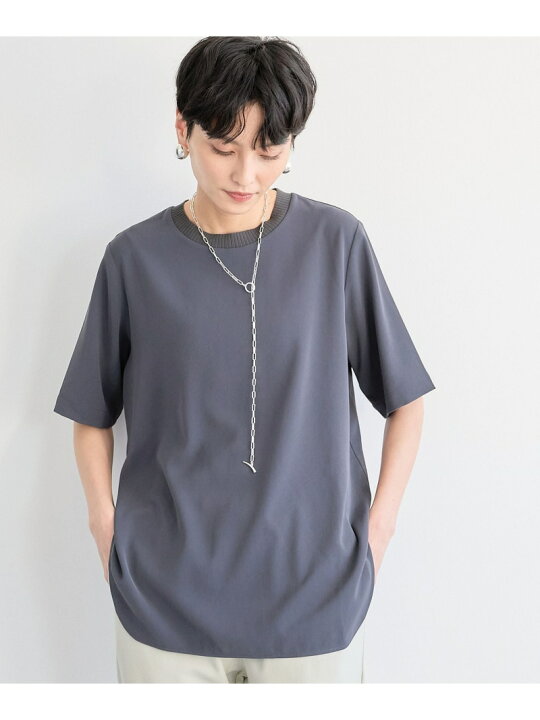 楽天市場】【SALE／50%OFF】ダブルクロスハーフスリーブプルオーバー 