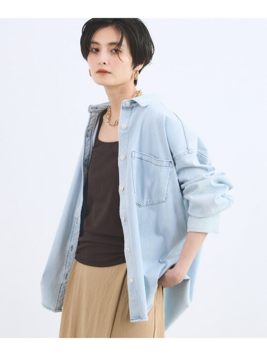 楽天市場】【SALE／68%OFF】カットデニムシャツジャケット 