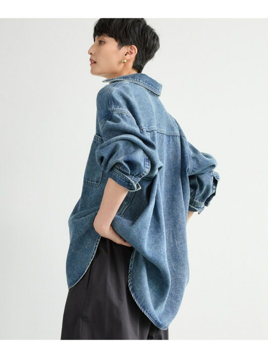 楽天市場】【SALE／20%OFF】ルーズシルエットデニムシャツ 