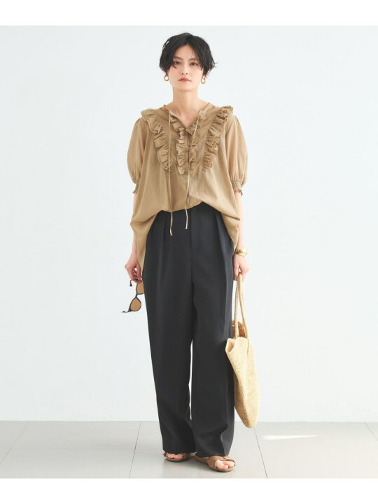 楽天市場】【SALE／20%OFF】綿ボイルフリルブラウス BARNYARDSTORM 