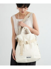 OUTDOORPRODUCTS / ビッグトート【WEB限定】 BARNYARDSTORM バンヤードストーム バッグ トートバッグ ブラック ベージュ【送料無料】[Rakuten Fashion]