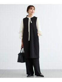 【SALE／37%OFF】ジョーゼットワンピース / マシンウォッシャブル BARNYARDSTORM バンヤードストーム ワンピース・ドレス ワンピース ブラック【RBA_E】【送料無料】[Rakuten Fashion]