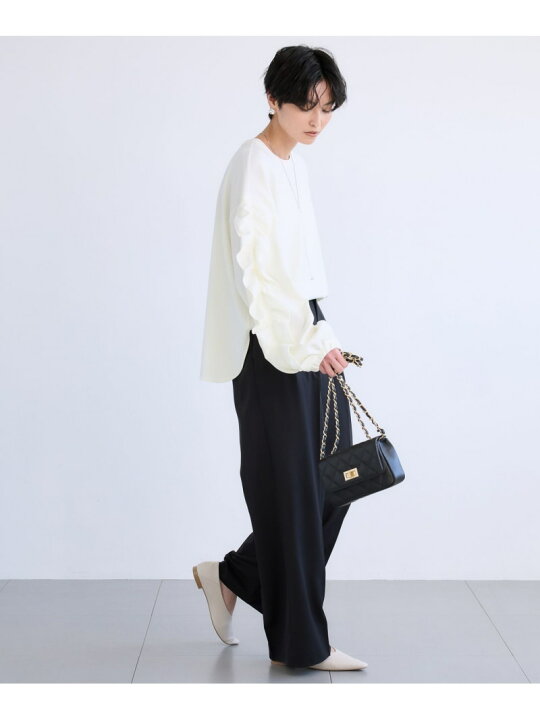 楽天市場】【SALE／20%OFF】袖フリルブラウス / マシンウォッシャブル 
