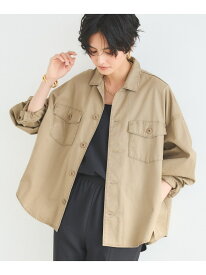 ミリタリーシャツ BARNYARDSTORM バンヤードストーム トップス シャツ・ブラウス ブラウン グリーン【送料無料】[Rakuten Fashion]