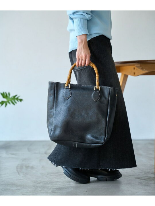楽天市場】【SALE／50%OFF】MARCO BIANCHINI/バンブーハンドルトート 