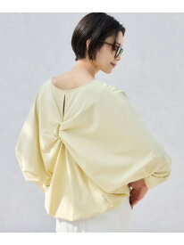 バックツイストプルオーバー【接触冷感 / 吸水速乾】 BARNYARDSTORM バンヤードストーム トップス カットソー・Tシャツ イエロー ホワイト グレー ブラウン【先行予約】*【送料無料】[Rakuten Fashion]