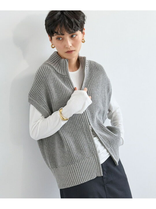 楽天市場】【SALE／20%OFF】畦編みダブルZIPベスト BARNYARDSTORM バン  