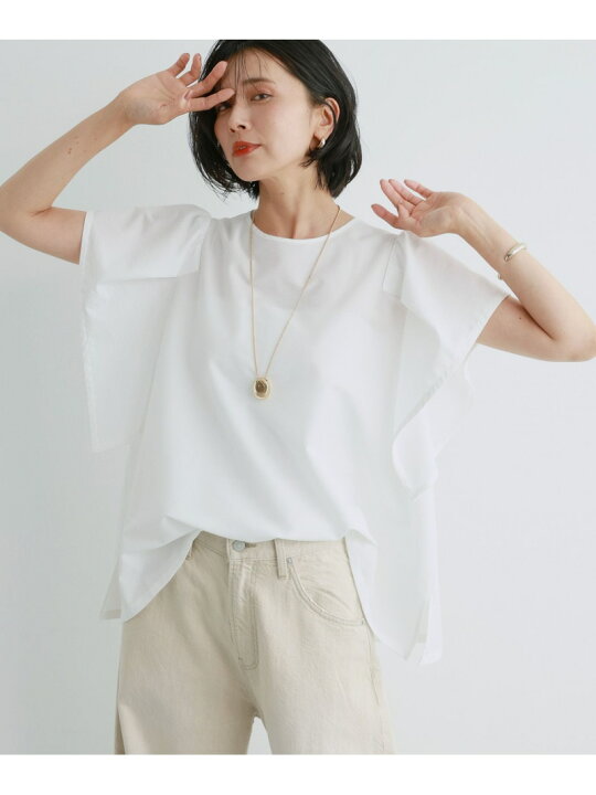 楽天市場】【SALE／20%OFF】スリーブフレアブラウス【WEB限定カラー 