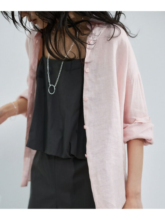 楽天市場】【SALE／30%OFF】リネンスリットシャツ＜セットアップ対応 