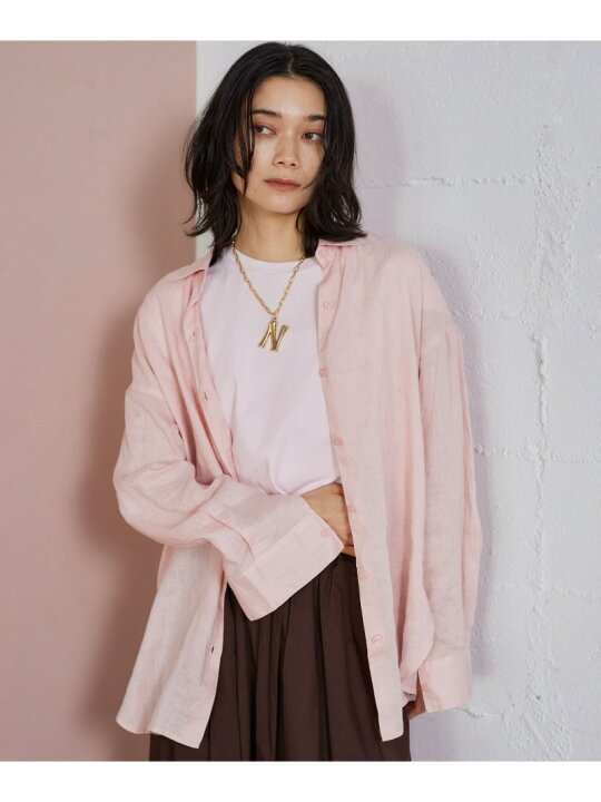 楽天市場】【SALE／30%OFF】リネンスリットシャツ＜セットアップ対応 