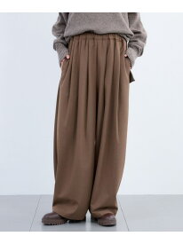 【SALE／52%OFF】裏起毛タックイージーパンツ / マシンウォッシャブル BARNYARDSTORM バンヤードストーム パンツ その他のパンツ ブラウン ベージュ【RBA_E】【送料無料】[Rakuten Fashion]