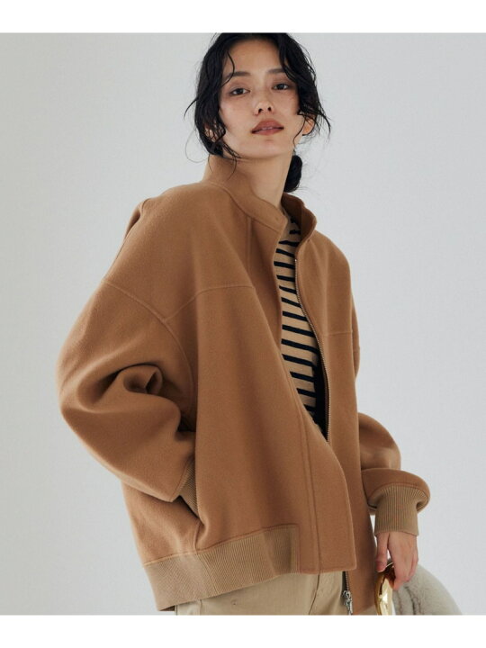 楽天市場】【SALE／30%OFF】スタンドカラーウールブルゾン 