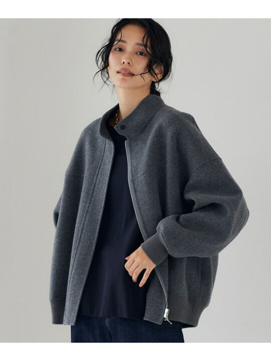 楽天市場】【SALE／30%OFF】スタンドカラーウールブルゾン 