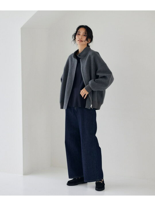 楽天市場】【SALE／30%OFF】スタンドカラーウールブルゾン 
