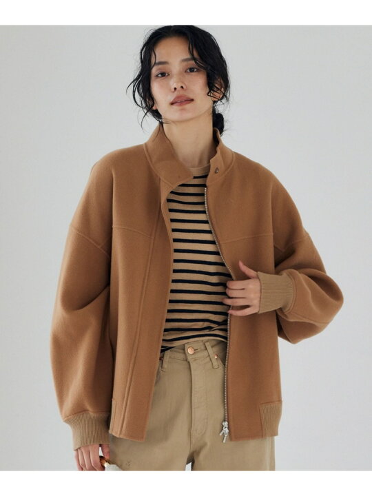 楽天市場】【SALE／30%OFF】スタンドカラーウールブルゾン 