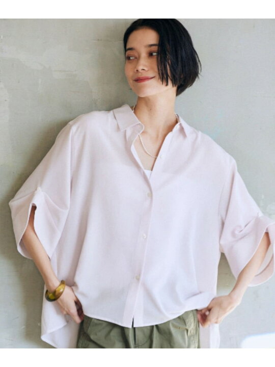 楽天市場】【SALE／40%OFF】【新色追加】2WAYスリーブポプリンシャツ 