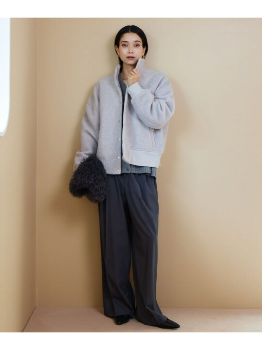 楽天市場】【SALE／50%OFF】スライバーニットブルゾン【WEB限定カラー 