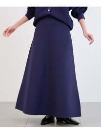 【SALE／50%OFF】【WEB限定】ニットフレアスカート ＜セットアップ対応＞ BARNYARDSTORM バンヤードストーム スカート ロング・マキシスカート ブラック ネイビー ベージュ【RBA_E】【送料無料】[Rakuten Fashion]